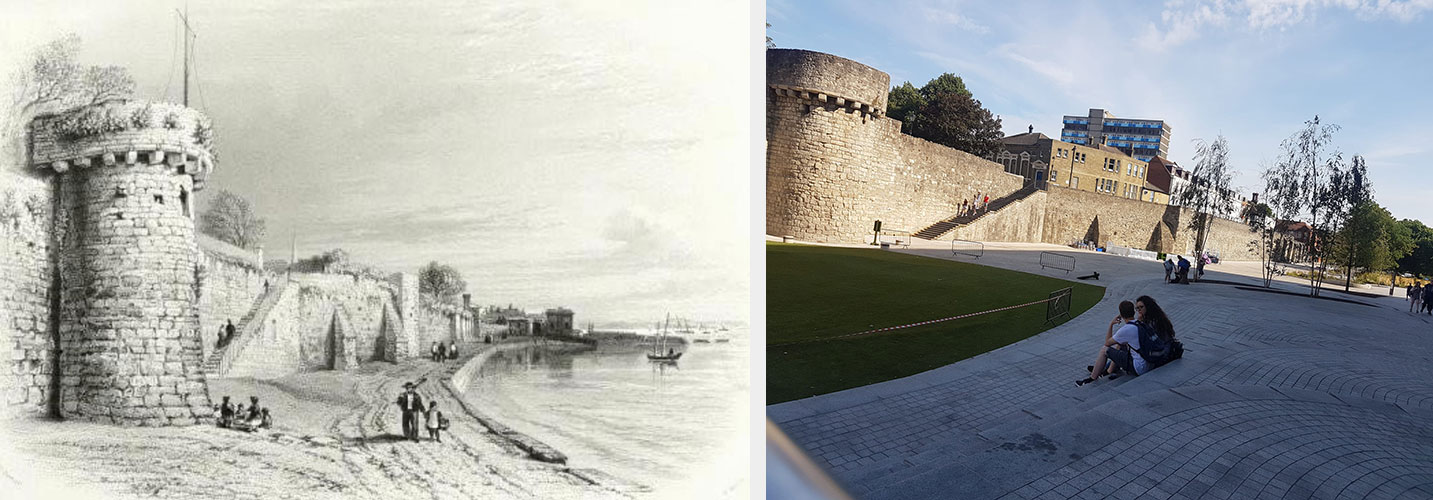 40 Steps Southampton, Then and now